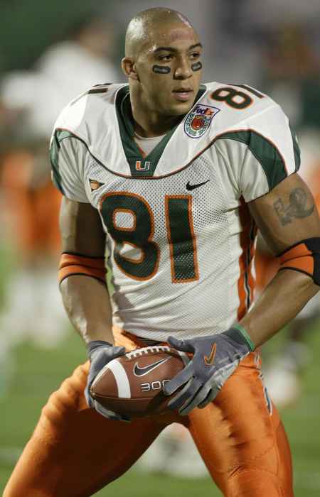 Husband of Janelle Winslow, Kellen Winslow